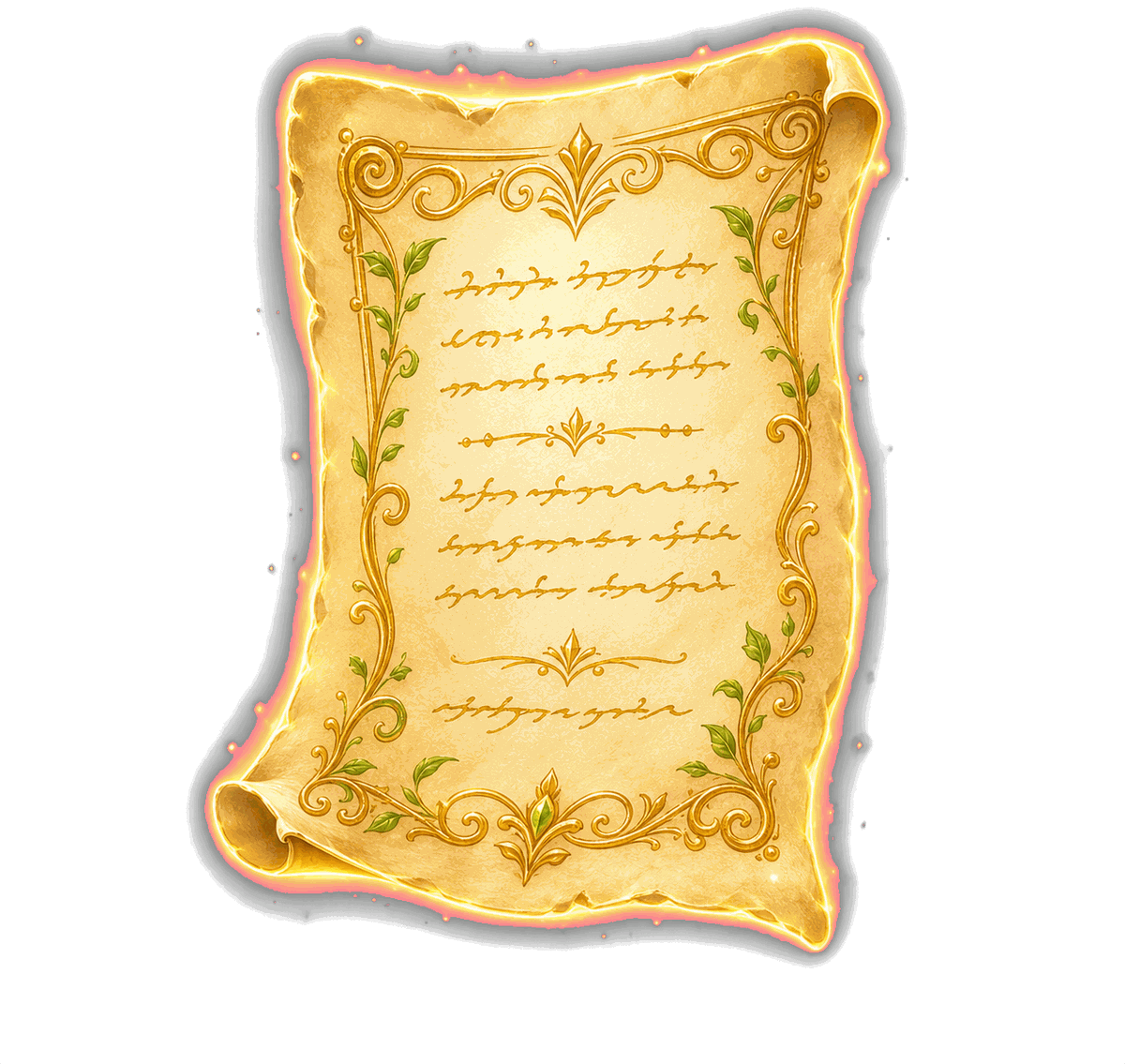 A glowing Scripture Page